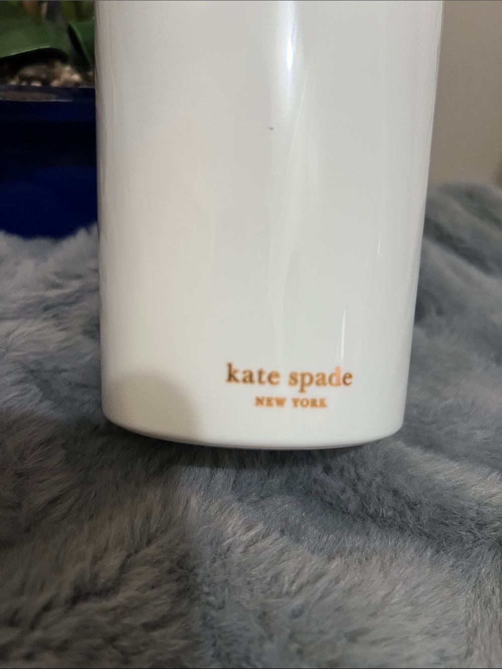 kate spade White Acrylic Bridal Tumbler NWOT - Picture 3 of 4